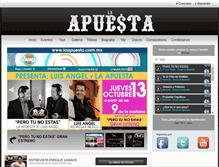 Tablet Screenshot of laapuesta.com.mx